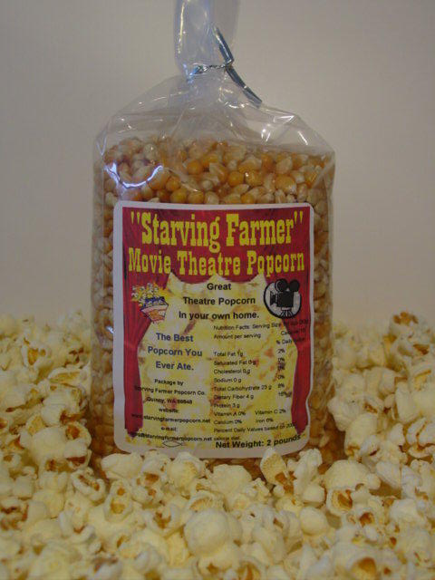 6 - 2 pound bags of Movie Theatre Popcorn